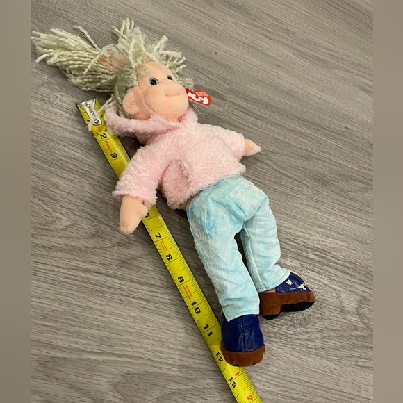 TY - BEANIE BOPPERS Adorable Annie Stuffed Plush Doll. 13” - Picture 8 of 8